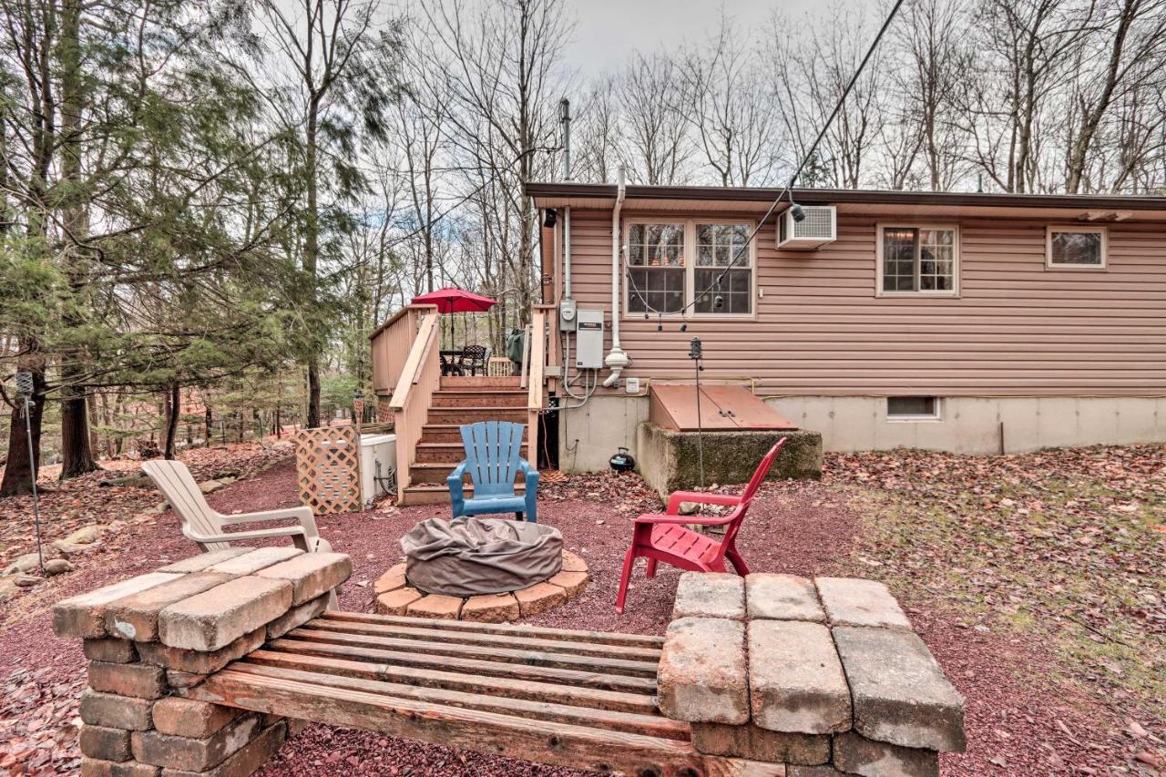 Poconos Home With Game Room Walk To Lake Harmony! Exterior photo